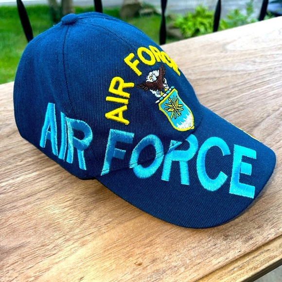 Blue Air Force hat cap Very Well-Made Nice Quality Embroidered￼ - Picture 1 of 4
